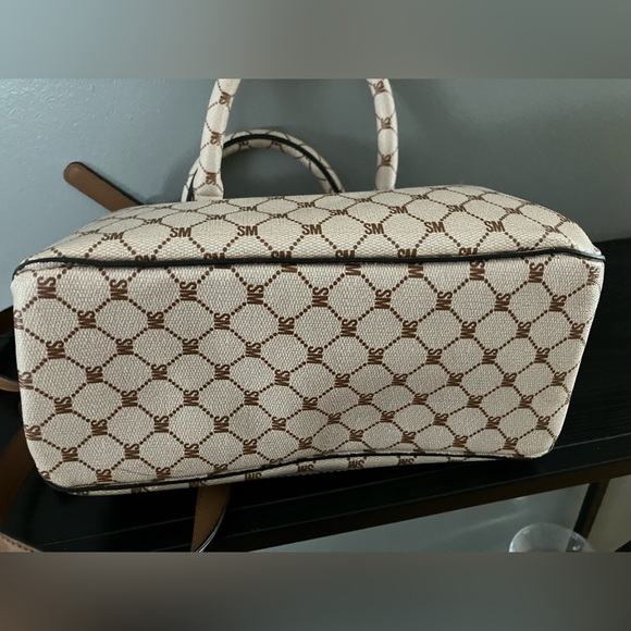 Steve Madden Cream and Brown Satchel - Picture 9 of 16